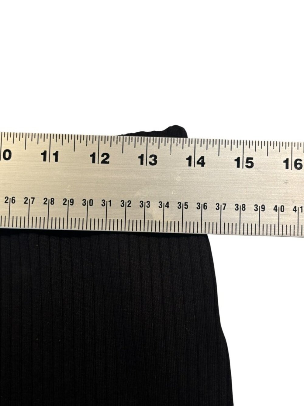 Time and Tru Women's Black Long Rippled Skirt - Picture 6 of 7